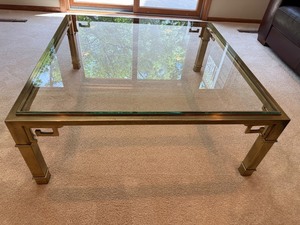 Brass Glass Coffee Table