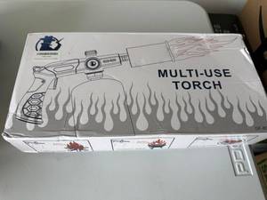 Multi-Use Butane Torch w Box Instructions Foam Insert GF-801