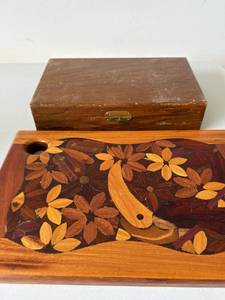 Hoffritz Cutlery New York Stag Handle Knife Set in Box w Board