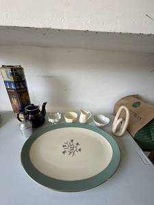 Vintage Mixed Decor Lot Lenox Kingsley Belleek Pottery Serving Pieces