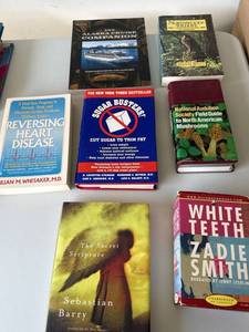 Mixed Book Lot Audubon Mushrooms White Teeth Alaska Cruise 7 Pc