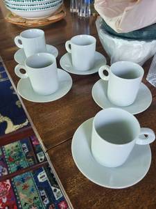 Reed & Barton Paul Revere Bowl Set & 4 Cups With Saucers