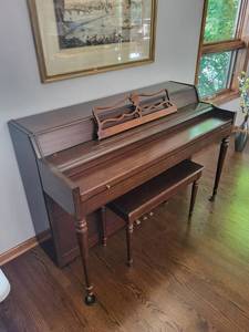 Lowrey Upright Piano With Bench