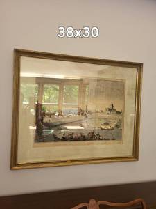 Framed Florence Print 38x30