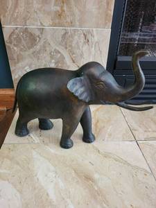 Black Elephant Figurine Made in India