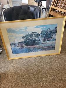 Framed Waterfront Print