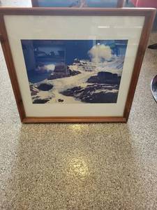 Framed Mountain Landscape Print
