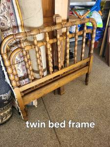Twin Wooden Spindle Bed Frame