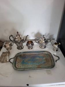Reed & Barton Parnassus Silverplate Serving Set Mixed Lot