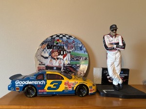 Dale Earnhardt Sr NASCAR Collectibles Plate Figurine Diecast Car Lot