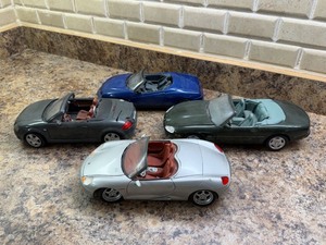 Maisto 118 Diecast Convertible Cars Jaguar Porsche Audi Alfa Set