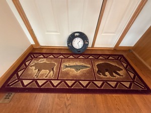 First Time Manufacturing Territory Trail Wildlife Wall Clock