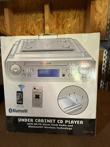 Craig Under Cabinet CD Player AMFM Alarm Clock Radio Bluetooth