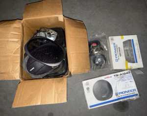 Pioneer Sanyo Car Audio Speaker Parts Lot TS-A1645 GM-840 Boxes