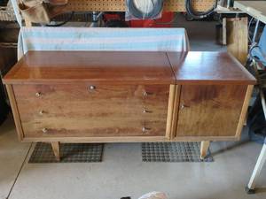 Lane Mid Century Cedar Chest with Drawers and Side Cabinet