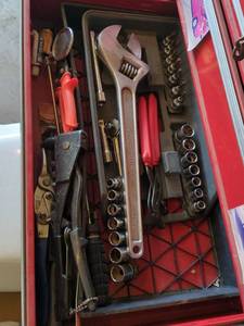 Lot of Assorted Hand Tools Air Tools Sockets Hardware Shop Supplies