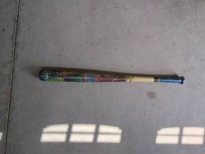 Hand Painted Dixie Slugger Wooden Baseball Bat Magic City Decor
