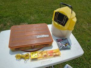 Plano Magnum Tackle Box Fishing Gear Lot Berkley Line Bait Bucket