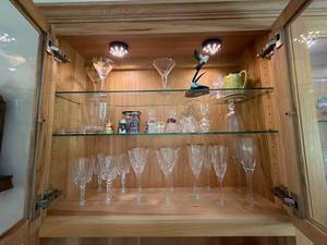 Lot of Assorted Vintage Stemware Barware Glasses & Decorative Pieces