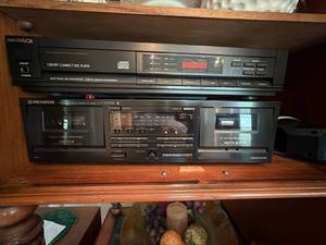 Magnavox CDB492 CD Player & Pioneer CT-W302R Cassette Deck
