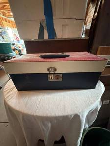 Vintage Vinyl 8-Track Tape Carrying Case Lot of 14 Tapes Country Rock
