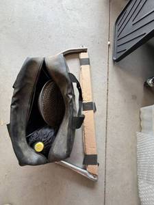 Coleman 3000 BTU Propane Catalytic Heater with Bag and Vintage Bow Saw
