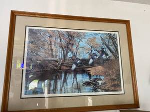 Bob White Rustic Woodies Limited Edition Framed Duck Print
