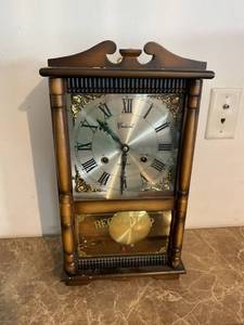 Centurion 35 Day Regulator Wall Clock Wood Case Pendulum Korea