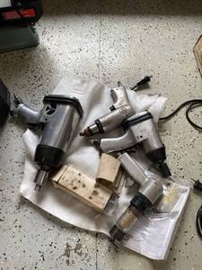 Rockwell Chicago Pneumatic Air Tool Lot Impacts Drill Air Hammer