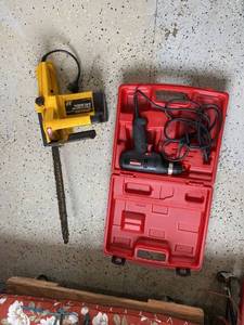 McCulloch Electramac EM300S Chainsaw & Craftsman Corded Drill