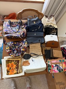 Mixed Handbag Purse Wallet Lot Rosetti LeSportsac Vintage Style