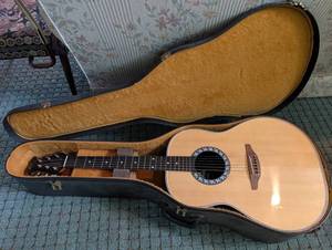 Ovation Matrix 1132-4 Acoustic Guitar With Case