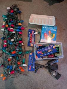Holiday Time & JoyBrite C9 Christmas Lights Mixed Lot