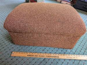 Upholstered Ottoman Pouf