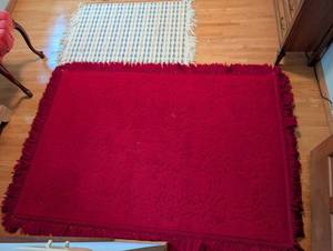 Karastan Rug & Striped Rug Mixed Lot