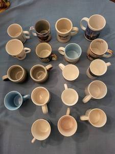 Mixed Lot of 16 Decorative Coffee Mugs