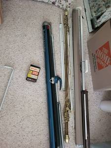 Mixed Lot Curtain Rods, Window Hardware & Quik Splice 8mm Splicer