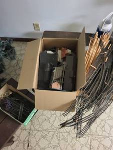 Model Train Track, Buildings & Scenery Mixed Lot
