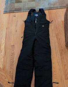 Vintage Coldwave Womens Ski Bib Snow Pants Black Size L Hong Kong