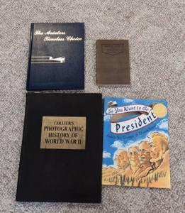 Lot of Aviation & Military History Books Plus President Childrens Book
