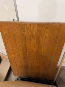 Antique Oak Tabletop 29 x 41 Carved Apron Panel Project Table Top