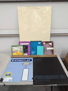 Art Paper & Drawing Pad Lot Staedtler Bienfang Mead Southworth Crayola
