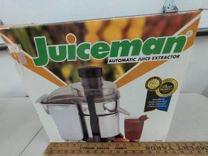 Juiceman Automatic Juice Extractor JM418SS Stainless Juicer w Box