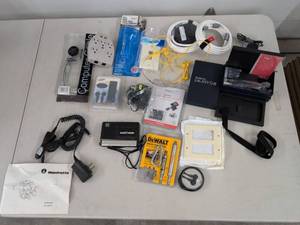 Box Lot of Assorted Electronics Accessories Camera Cables Samsung