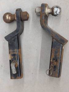 Trailer Hitch Ball Mounts With 2in & 1-78in Tow Balls Steel