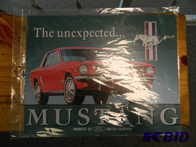 Mustang Tin Sign