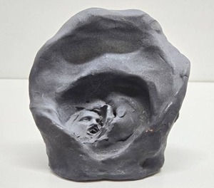 Signed SEAN CORNER Art Pottery Face Sculpture