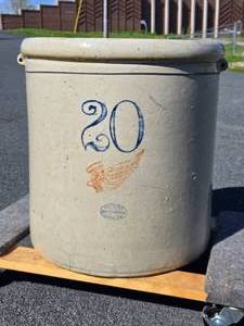 Antique Red Wing 20 Gallon Stoneware Crock