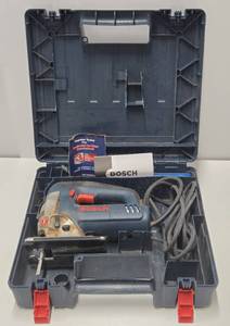 Working BOSCH Model 1590EVS Orbital Jigsaw wCase