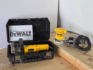 Working DEWALT Model DW682 Plate Joiner &amp Random Orbit Palm Sander